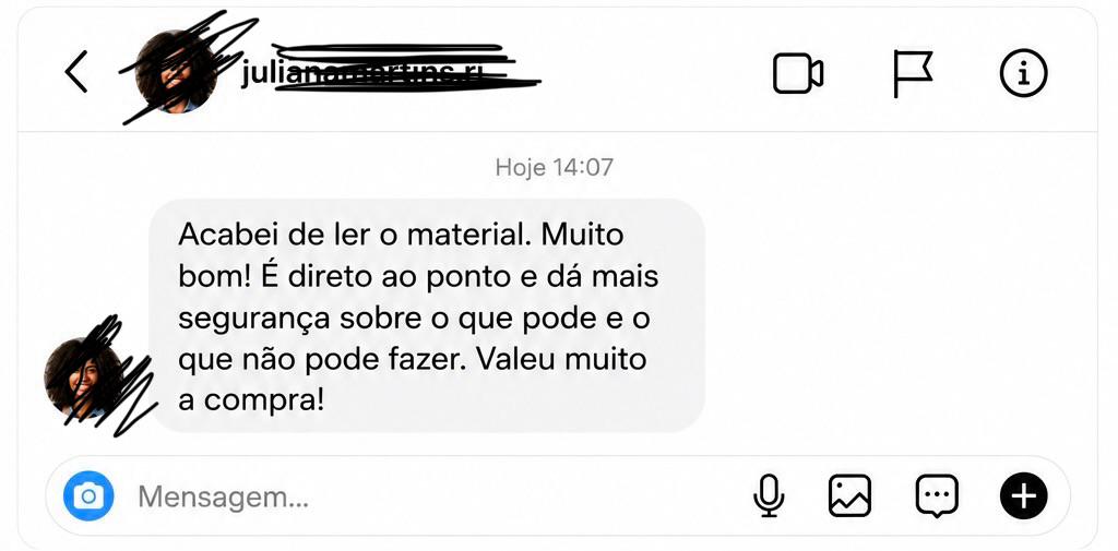 Depoimento de leitor do guia Eleições 2026 sem Multa 2