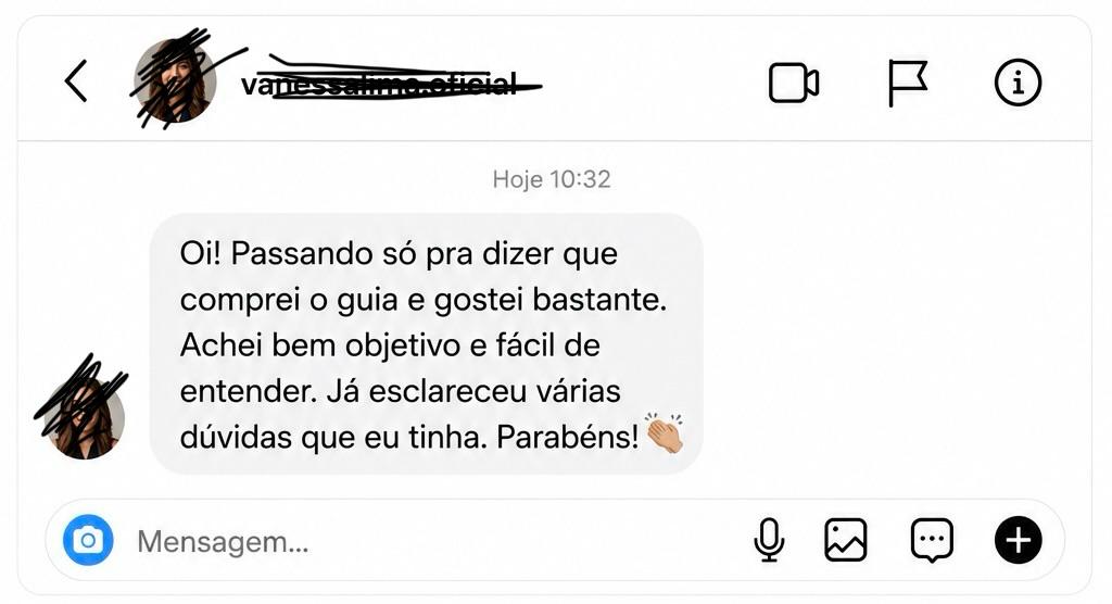 Depoimento de leitor do guia Eleições 2026 sem Multa 1